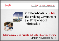 Private schools in Dubai: The Evolving Government and Private Sector Relationship
