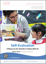 Self-Evaluation - A resource for schools in Dubai 2012-2013