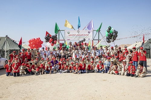130 طالباً يختتمون أنشطة مخيم المرموم الكشفي الثاني